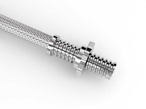 Гриф гантельный UNIX Fit 41 см / 25 мм Chrome BU410CE