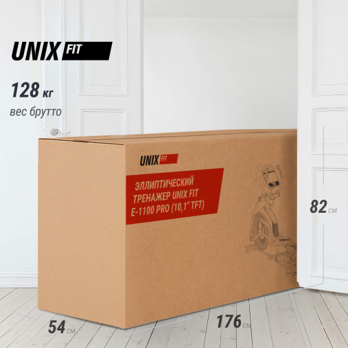 Эллиптический тренажер UNIX Fit E-1100 (10,1" TFT) PRO Эллиптический тренажер UNIX Fit E-1100 (10,1" TFT) PRO