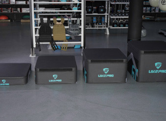 Набор плиометрических боксов LIVEPRO Heavy Duty Soft Plyo Box набор, 4 штуки арт. LP8158