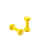 Гантели для аэробики LIVEPRO Colored Studio Dumbbell 1 кг, желтый