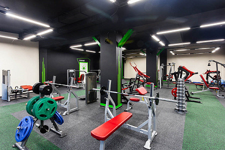 Олимпийская скамья для жима лежа со стойками AeroFit IF IFOFB