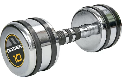 Комплект хромированных гантелей 10 пар от 1 до 10 кг Hasttings DIGGER