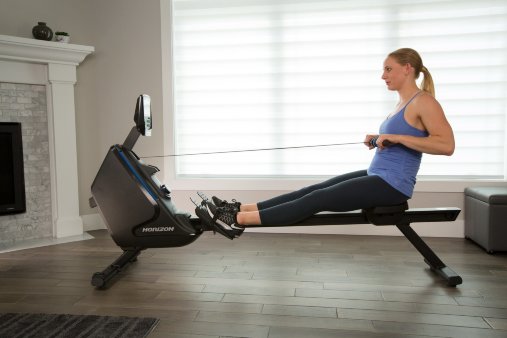 Гребной тренажер электромагнитный Horizon Oxford 6 для домашних тренировок