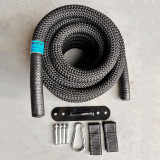 Тренировочный канат AEROBIS Battle Rope V2 длина 10 м, диаметр 30 мм, вес 5,3 кг, черный