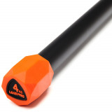 Гимнастическая палка LIVEPRO Weighted Bar 4 кг, красный/черный