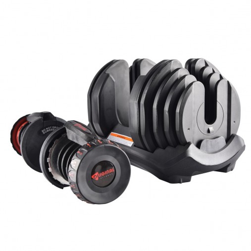 Регулируемая гантель Original Fitness 40 кг с 15 уровнями регулировки от 4,5 до 40кг