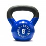 Гиря 8 кг обрезиненная синяя OFT