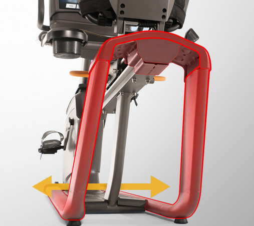 Велоэргометр горизонтальный домашний Matrix R50 XER-V2 с сенсорным 10" тачскрин дисплеем