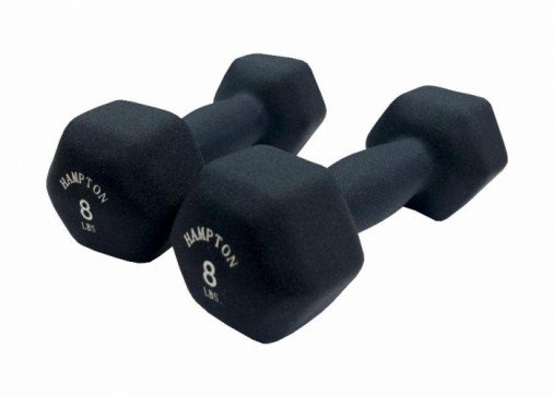 Гантели неопреновые Hampton 3,7 кг пара 1