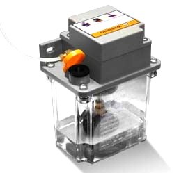 Часть системы автоматического смазывания деки