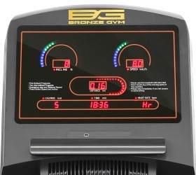 Консоль с большими и яркими элементами отображения данных