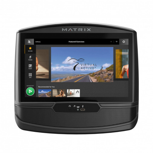 Горизонтальный элитный велоэргометр Matrix R50XIR с большим сенсорным дисплеем