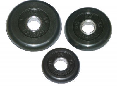 Блин "Стандарт" обрезиненный черный MB 5 кг ф26 мм