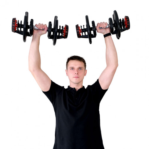 Гантель с регулировкой веса Liveup LS2315 (5-40 кг)