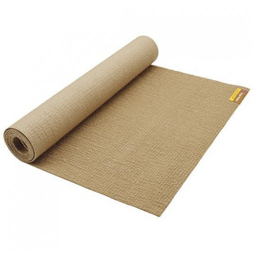 Коврик для йоги HUGGER MUGGER Sattva Jute Mat 170 см х 60 см х 0,3 см, бежевый