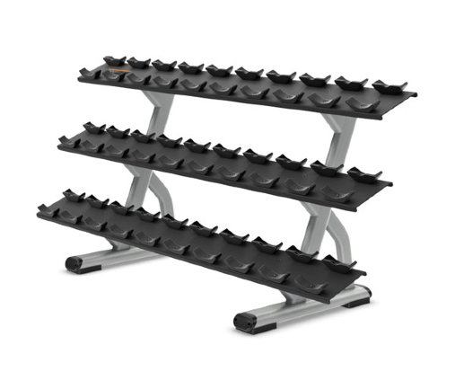 Подставка под гантели на 15 пар в 3 ряда PRECOR DBR815