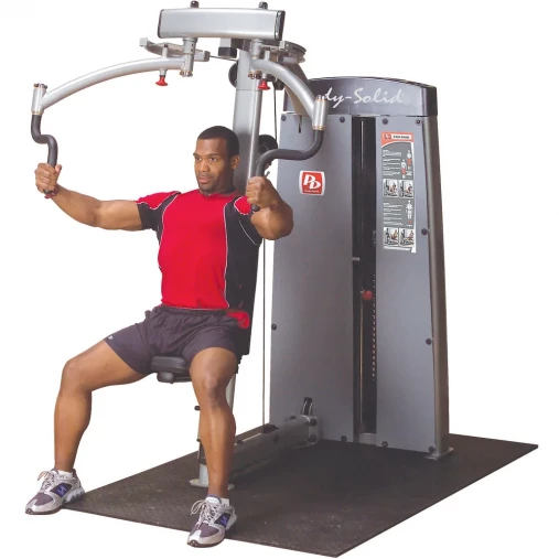 Баттерфляй Body-Solid Pro-Dual DPEC_SF Тренажер грузоблочный для тренировки грудных и дельтовидных мышц