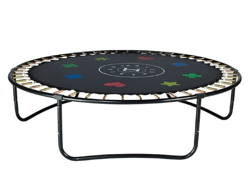 Батут Hasttings Air Game 15FT (4,6 м) "зеленый" c внутренней сеткой и двухсторонним защитным матом (зеленый/синий)