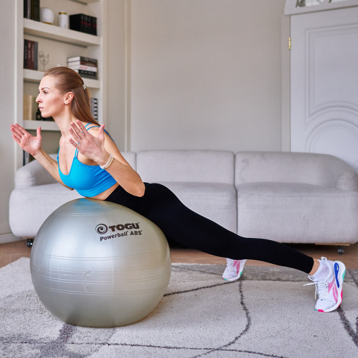 Гимнастический мяч TOGU ABS Powerball 65 см розовый