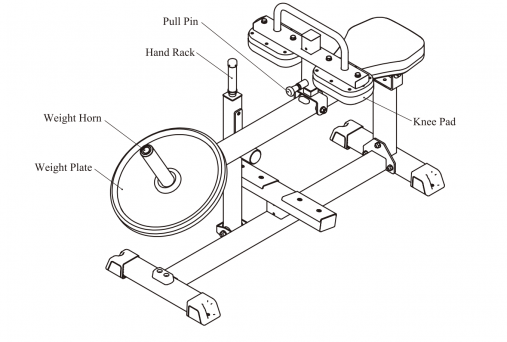 Impulse IFP1623 икроножные сидя, профессиональный тренажер