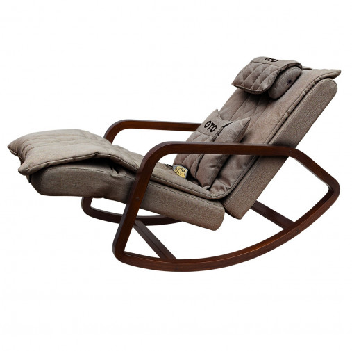 Массажное кресло-качалка OTO Grand Life OT2007 Шоколад (Рогожка)