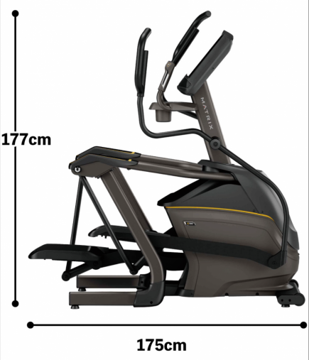 Эллиптический эргометр домашний Matrix E50XIR с большим сенсорным дисплеем