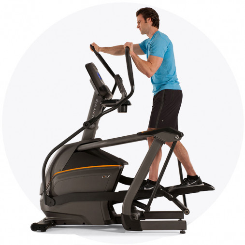 Эллиптический эргометр Matrix E50XUR домашний с 22-дюймовой тачскрин консолью