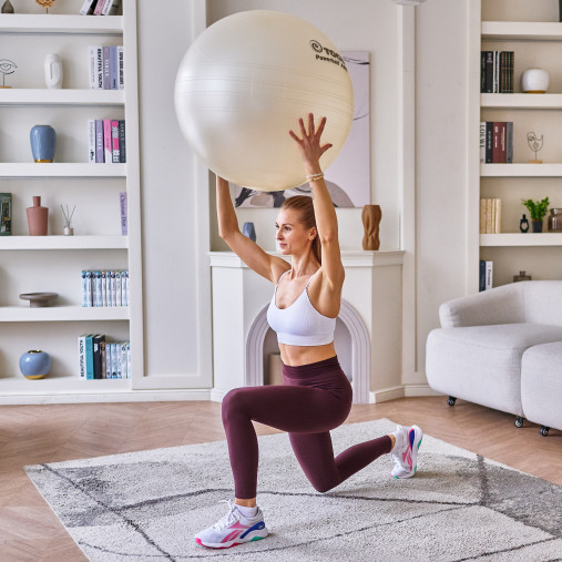 Гимнастический мяч TOGU ABS Powerball 75 см жемчужный