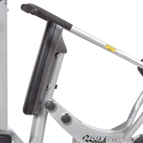 Трицепс сидя HOIST ROC-IT RS-1103 Tpeнaжep грузоблочный, серебряный/черный