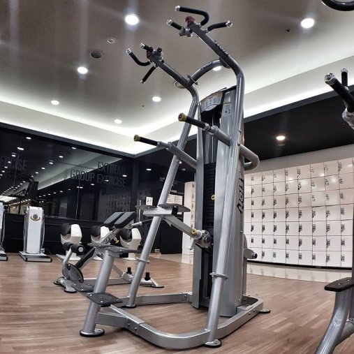 Турник пресс брусья Hoist ROC-IT RS-1700 Platinum (гравитрон) подтягивание, отжимание с помощью (цвет рамы: серебристый)