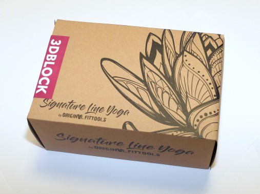 Блок для йоги трехцветный премиум в коробке Original Fit.Tools FT-3DBLOCK