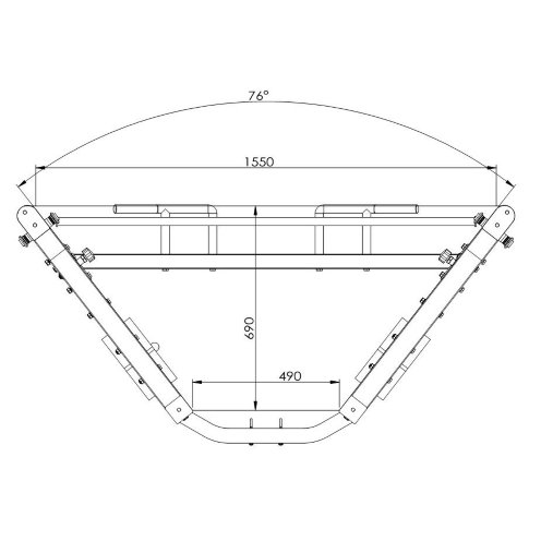 Двойная блочная стойка Protrain HCXK-1011