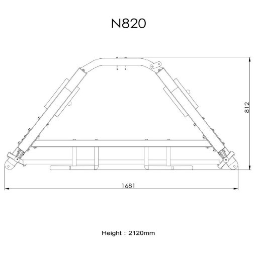 Двойная блочная стойка Protrain HCXK-1011
