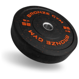 Диск бамперный 25 кг оранжевый BRONZE GYM BG-BMP-25