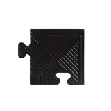 Уголок для черного резинового бордюра MB Barbell толщиной 12 мм