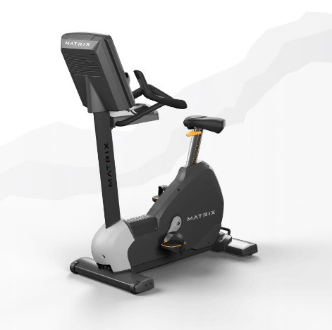 Вертикальный велотренажер Matrix Performance. Консоль Premium LED