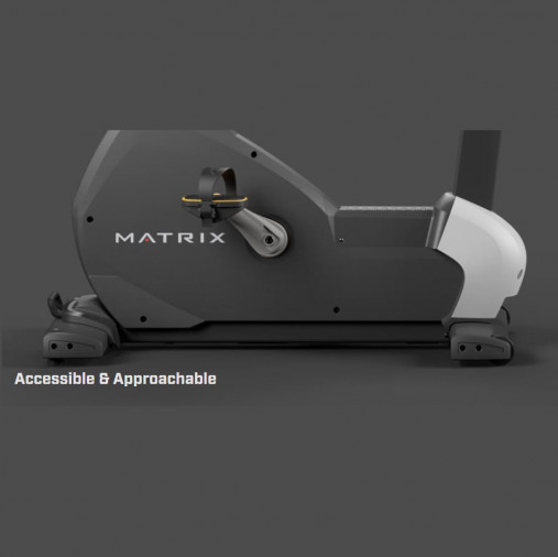 Вертикальный велотренажер Matrix Performance. Консоль Premium LED