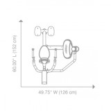 Бицепс сидя HOIST ROC-IT RS-1102 матовый черный/черный
