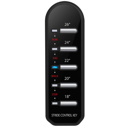 Пульт управлением длиной шага - Эллиптический тренажер AeroFIT E770