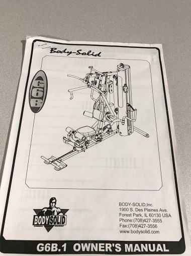 Силовой мультицентр Body Solid G6B со встроенный стеком 95 кг