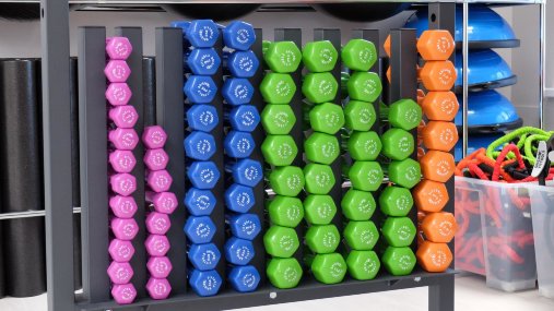 Гантель в виниловой оболочке 2 кг Original Fit.Tools синяя