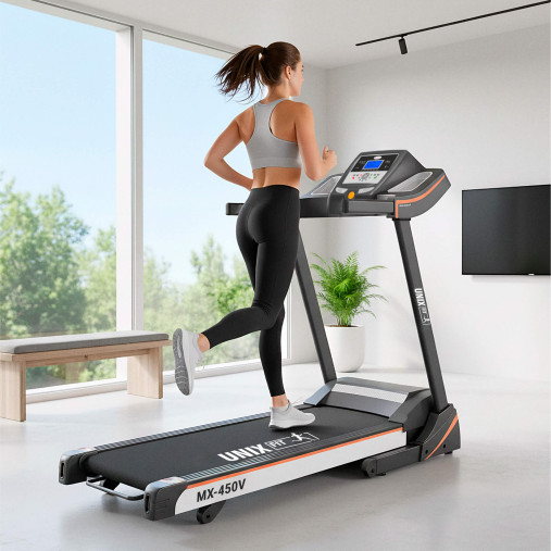 Беговая дорожка домашняя складная UnixFit MX-450V