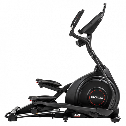 Эллиптический тренажер Sole Fitness Е35 (2023) с автоматическим наклоном педалей