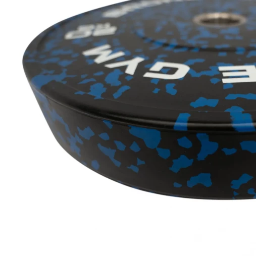 Диск бамперный BRONZE GYM камуфляж синий 20кг арт. BGBMC20