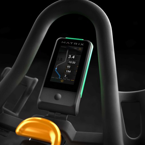 Элитный велоэргометр спин-байк (сайкл) Matrix CXP - сенсорная консоль Touchscreen, для групповых занятий (Target Training Cycle). Цвет рамы: черный матовый.