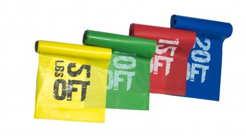 Набор из 4 латексных лент 1830 мм (0,3-0,4-0,5-0,6 мм) с рукоятками OFT