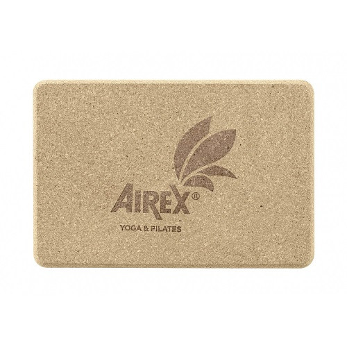 Блок для йоги AIREX Yoga ECO Cork Block natural cork, пробка
