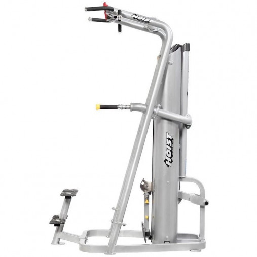 Подтягивание, отжимание с помощью, на прямых ногах. Гравитрон HOIST ROC-IT RS-1700 черный