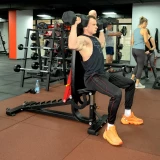 Скамья многофункциональная регулируемая Protrain PP187 (черно-красный)