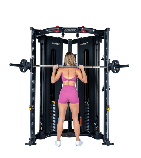 Домашний комплекс для функциональных тренировок HOIST H-8, черный матовый, стек 91 кг х 2